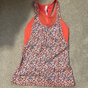 Floral Racerback Tank Top